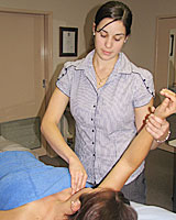 Scar massage during optimising recovery post mastectomy